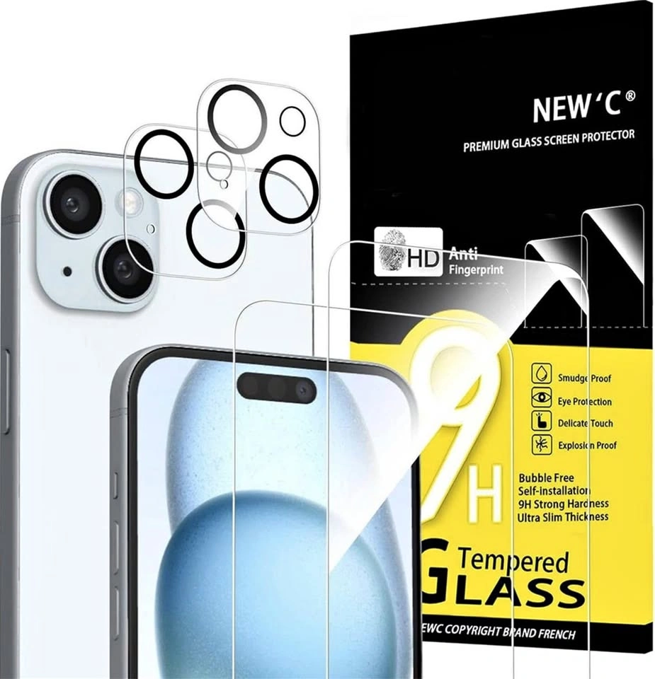 2 Pack iPhone 14/15/16 Plus 6.7" Screen Protector - $4
