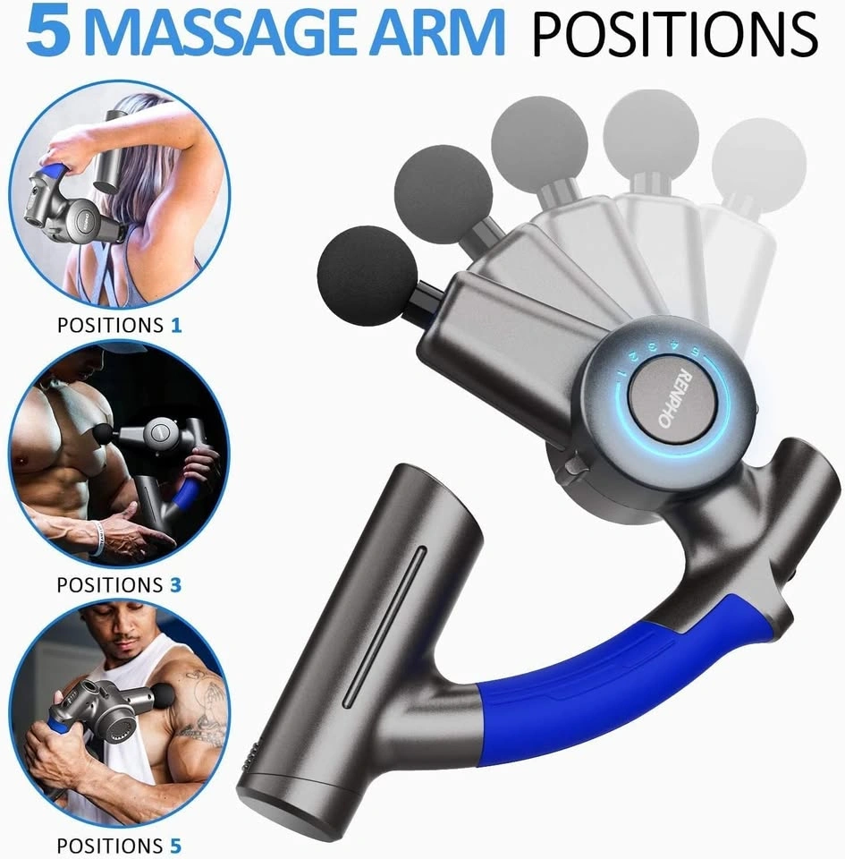 Like NEW Adjustable Arm Portable Body and Muscle Massager Gun - - photo 2