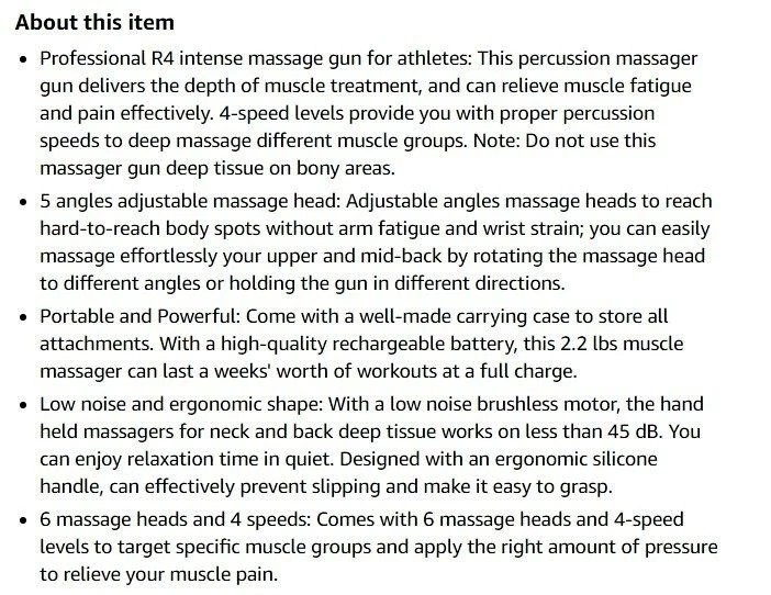 Like NEW Adjustable Arm Portable Body and Muscle Massager Gun - - photo 3