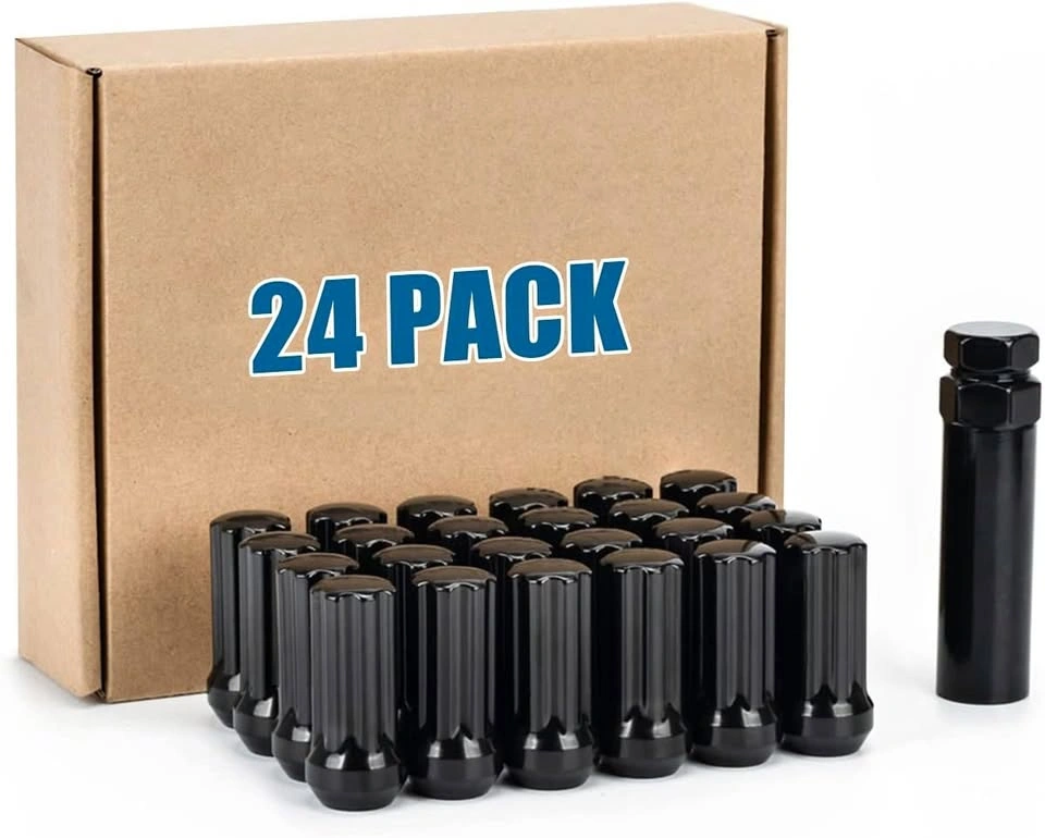 24pk M14x2.0 Conical Lug Nuts w/ 7 Spline Tuner - $20