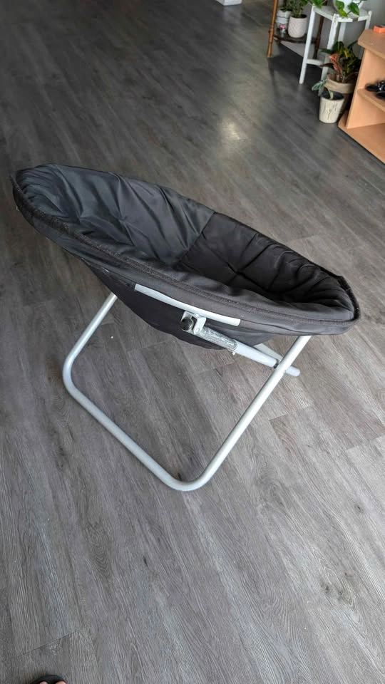 Black saucer chair - photo 3