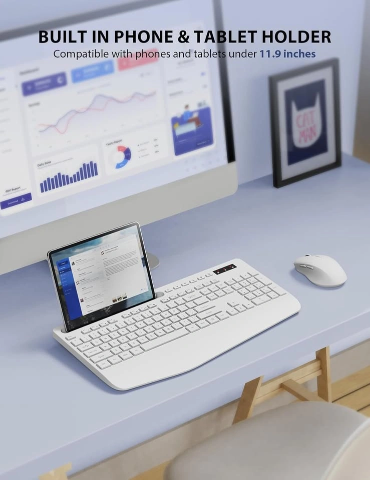 NEW Wireless Keyboard and Mouse Combo - White - $25 - photo 3