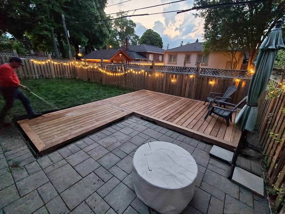 🇨🇦 Ground level deck