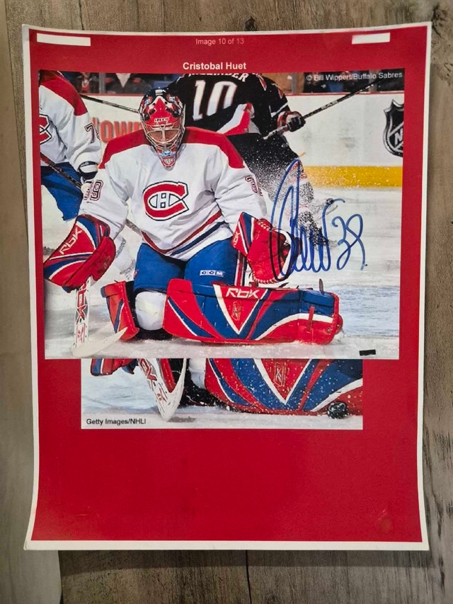 Cristobal Huet Signed Photo