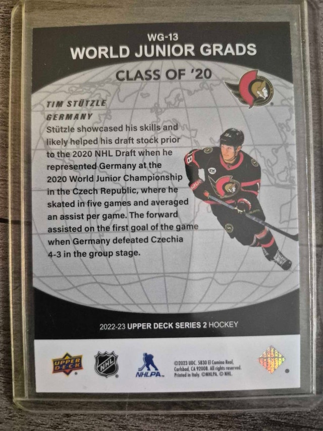 Brady Tkachuk & Tim Stutzle Hockey Cards - photo 5