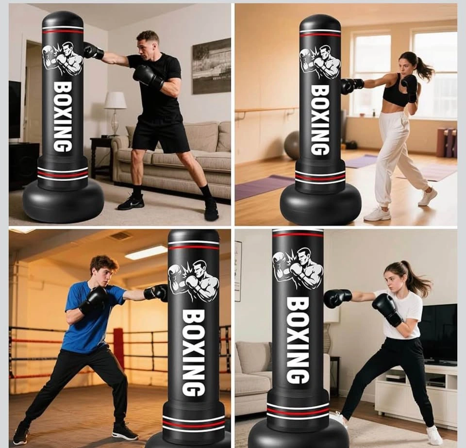 74.8'' Punching Bag for Adults with Stand - photo 4