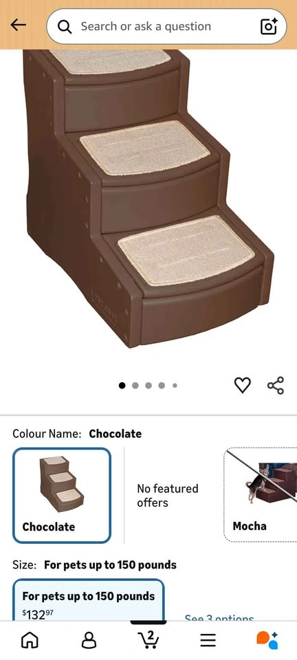 Pet Gear 3-Step Pet Stairs for up to 150 lbs - photo 2