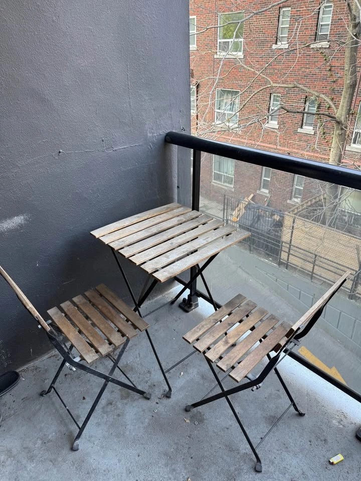 IKEA TÄRNÖ Wooden Patio Set with Table and 2 Chairs - photo 2
