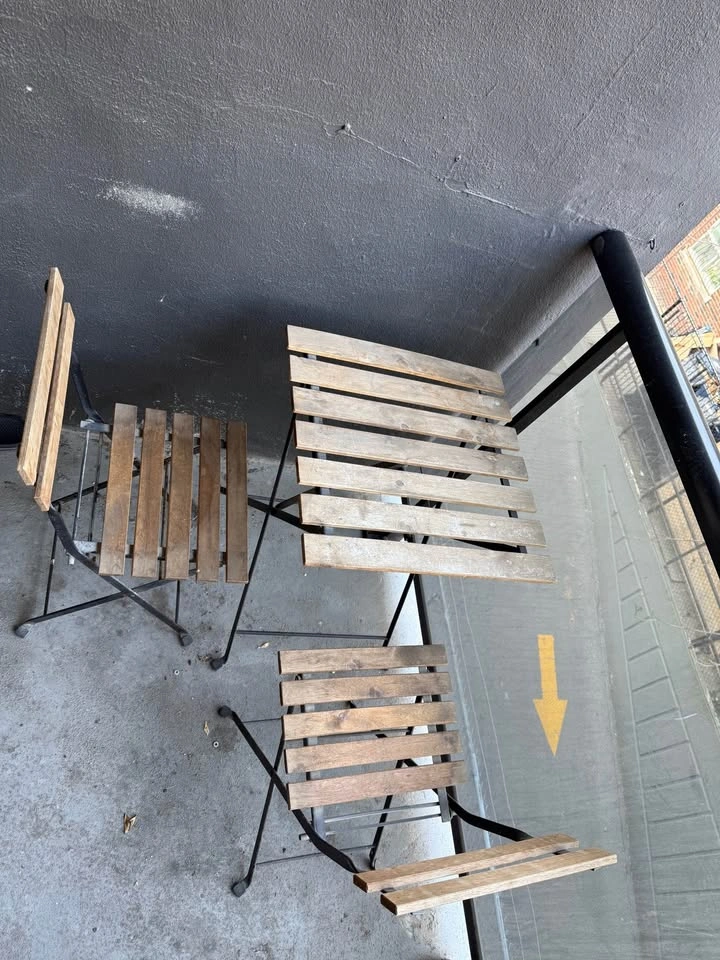 IKEA TÄRNÖ Wooden Patio Set with Table and 2 Chairs - photo 4