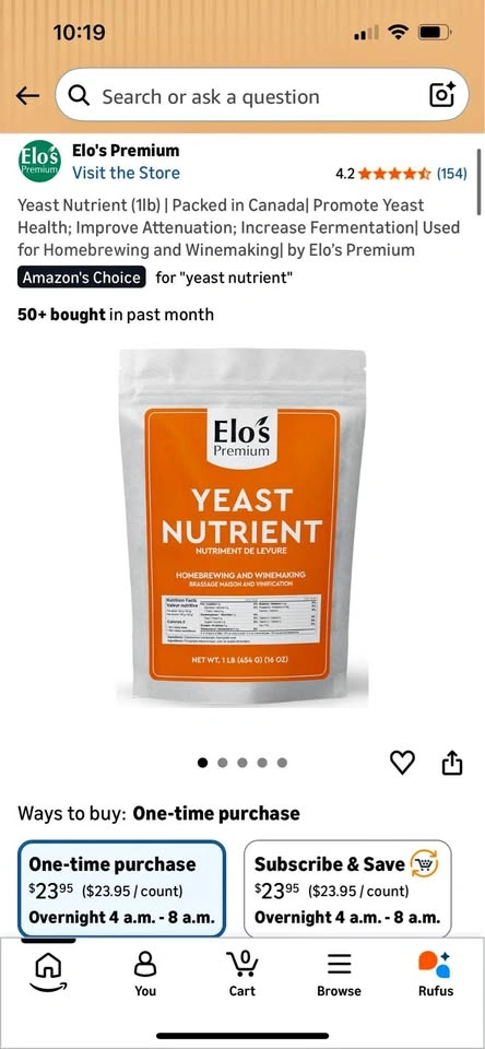 Yeast Nutrient
