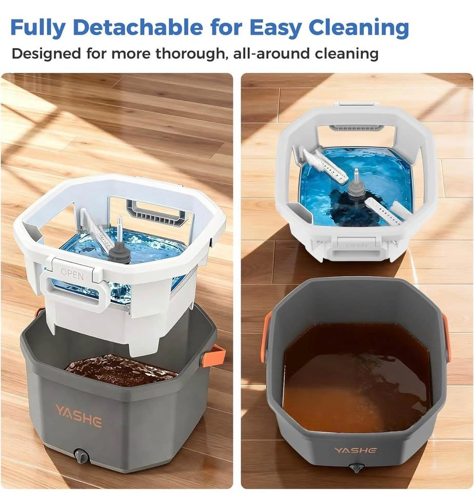 Spin Mop and Bucket System with True Clean Water Separation - photo 2