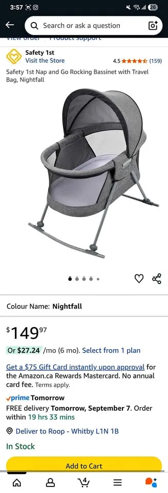 Safety 1st Bassinet thumbnail