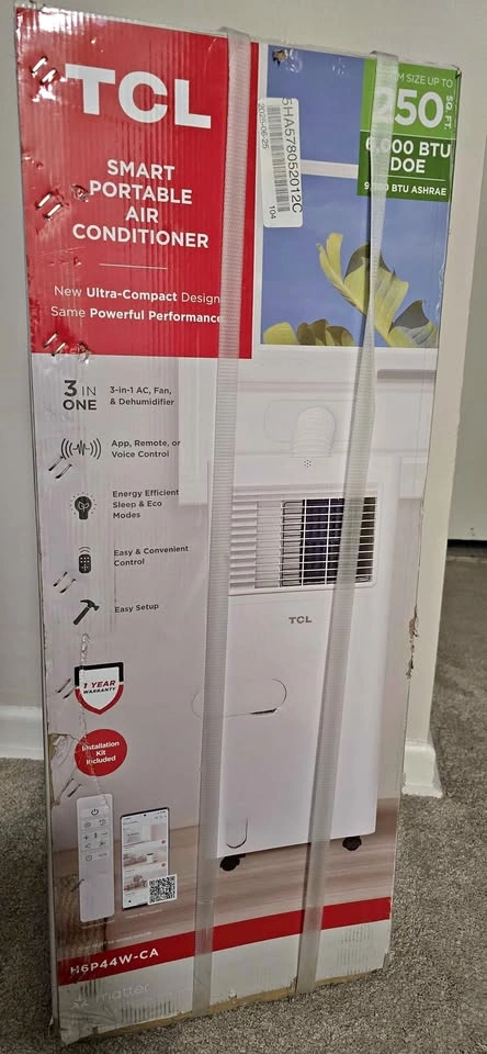 BRAND NEW TCL 6,000 BTU Portable Air Conditioner