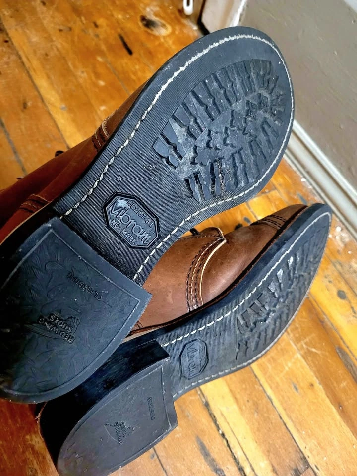 Red Wing Heritage Iron Ranger Boots - 8 1/2W - Amber Harness - photo 4