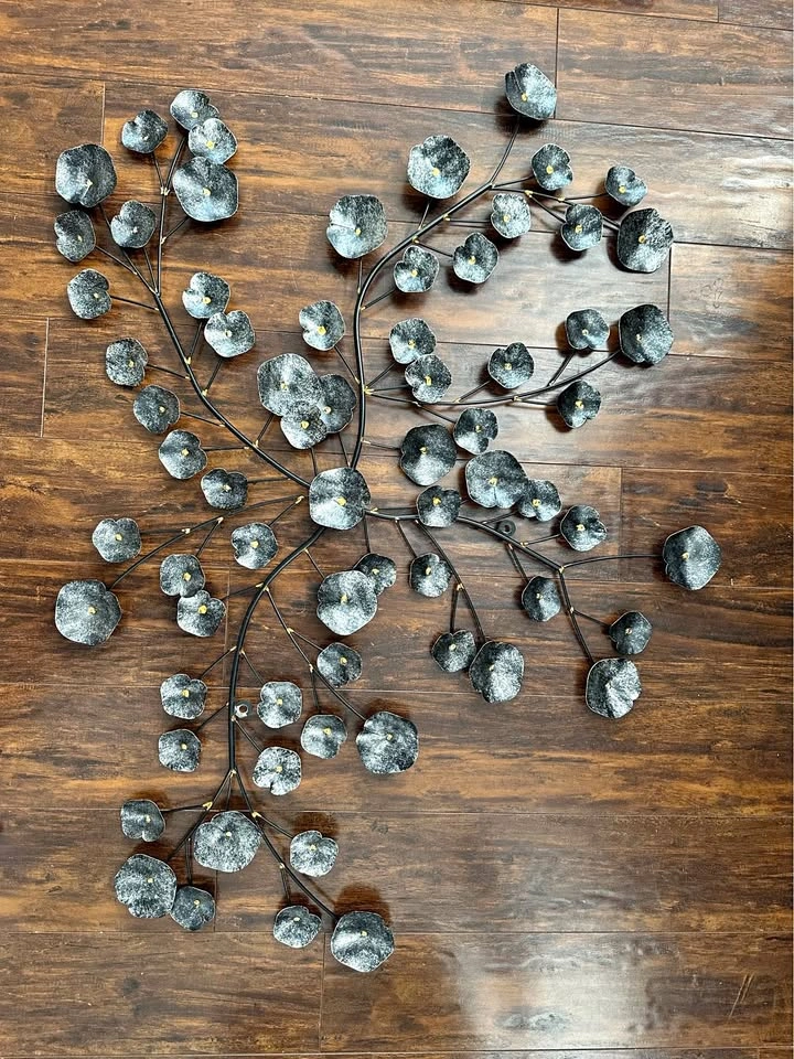 Metal Floral Wall Art