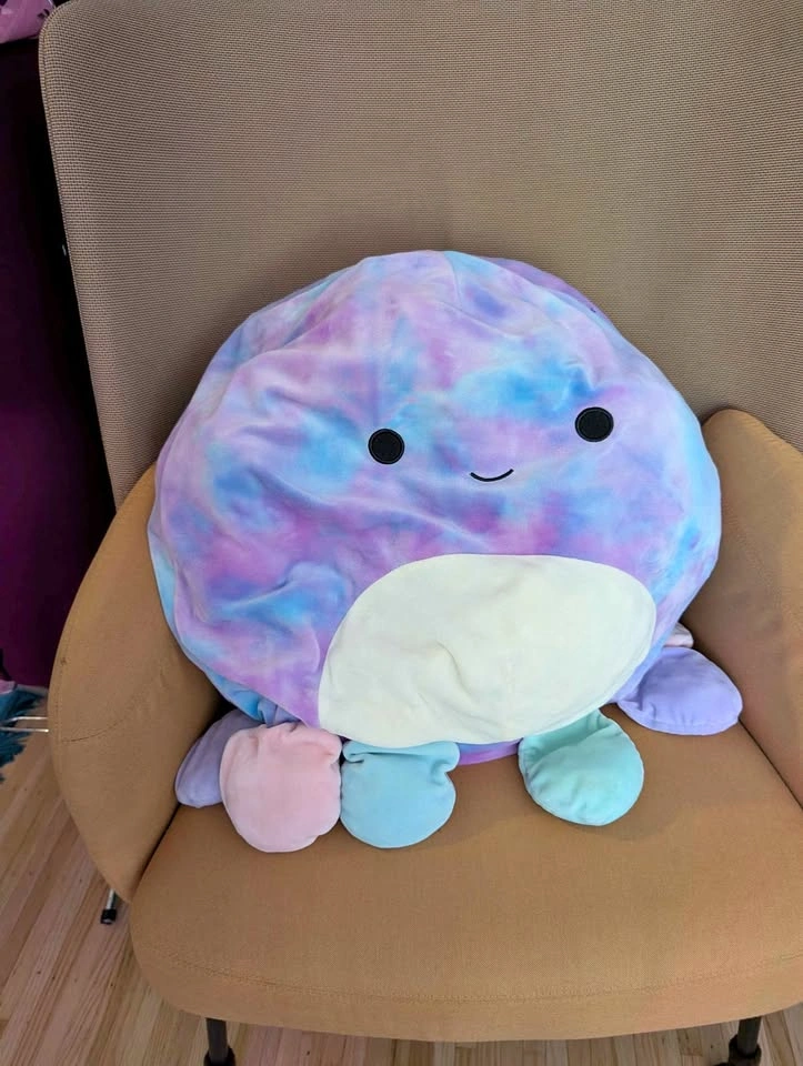 Large Tie Dye Octopus Squishmallow (16")