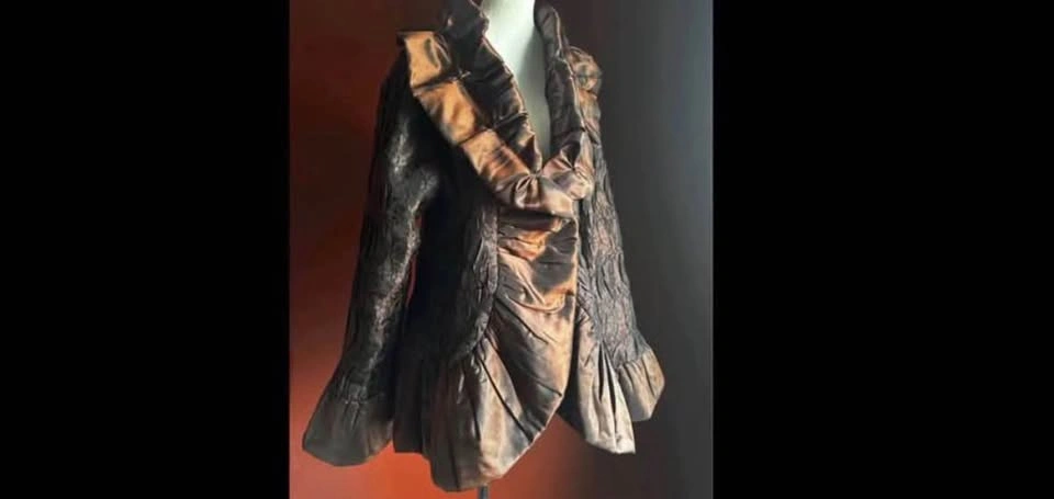 Avant Garde Ruched Jacket | Gothic Lagenlook Statement Coat XL