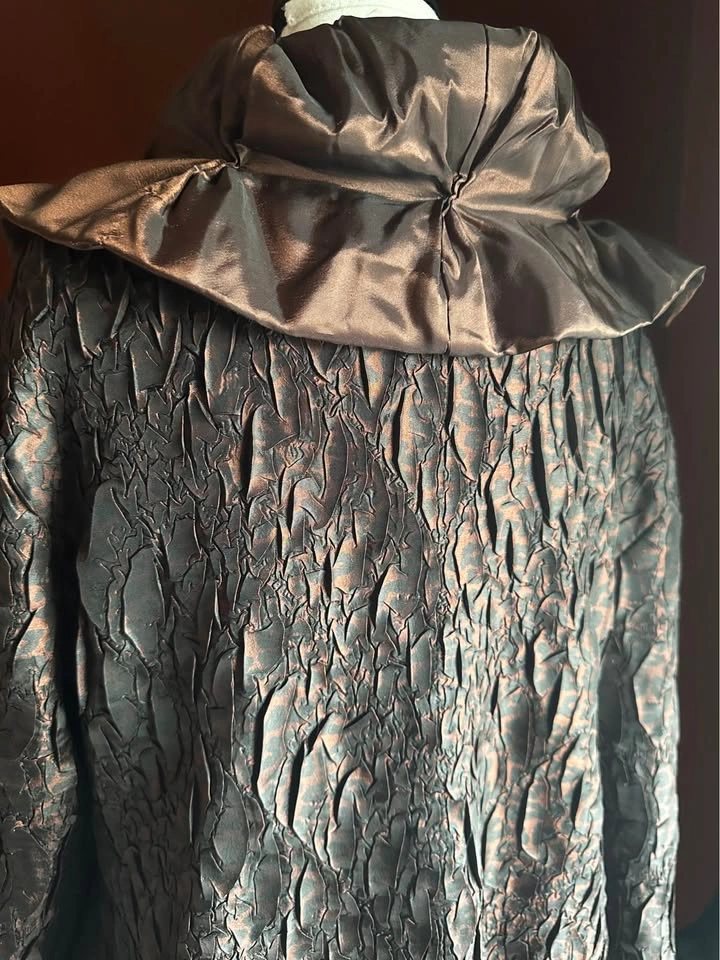 Avant Garde Ruched Jacket | Gothic Lagenlook Statement Coat XL - photo 5