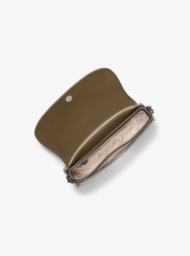 Michael Kors Mila Medium Snake Embossed Messenger Bag - photo 2