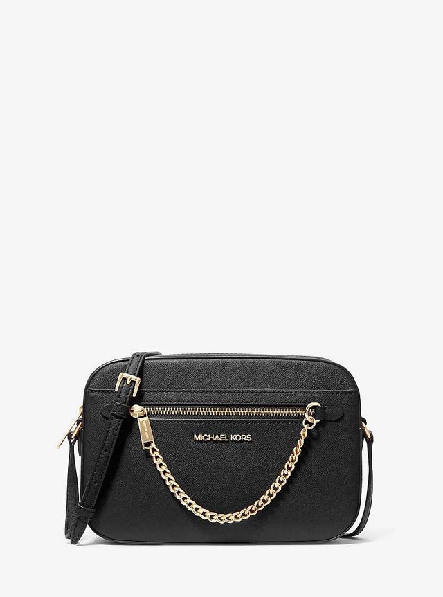 Michael Kors Jet Set Large Saffiano Leather Crossbody Bag