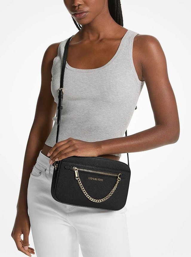 Michael Kors Jet Set Large Saffiano Leather Crossbody Bag - photo 4