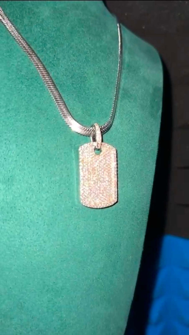 BIG DOG-TAG PENDANT + FREE 5mm LUXURY CHAIN
