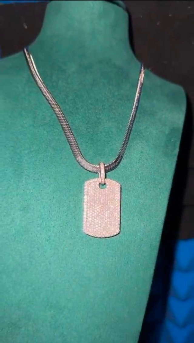 BIG DOG-TAG PENDANT + FREE 5mm LUXURY CHAIN - photo 3