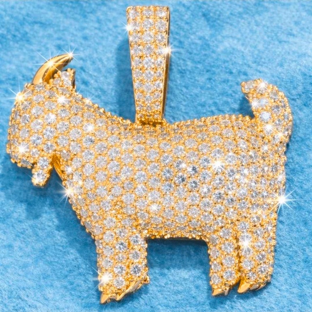 Goat Pendant + Free 5mm Luxury Chain - photo 5