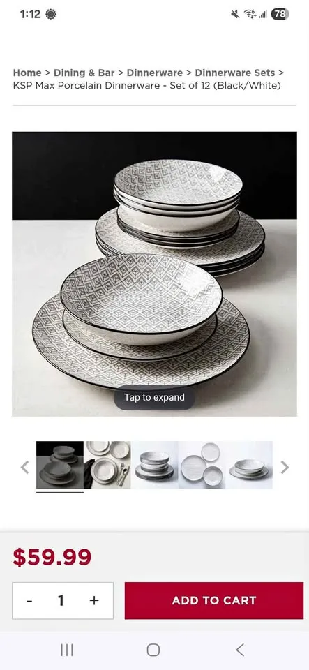 Kitchen Stuff Plus Dinnerware thumbnail