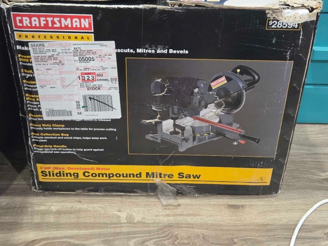 Craftsman Professional 2 HP Sliding Compound Mitre Saw