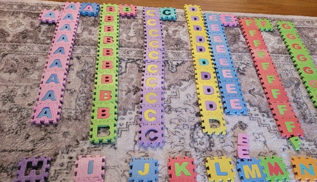 Foam blocks and letters - photo 2