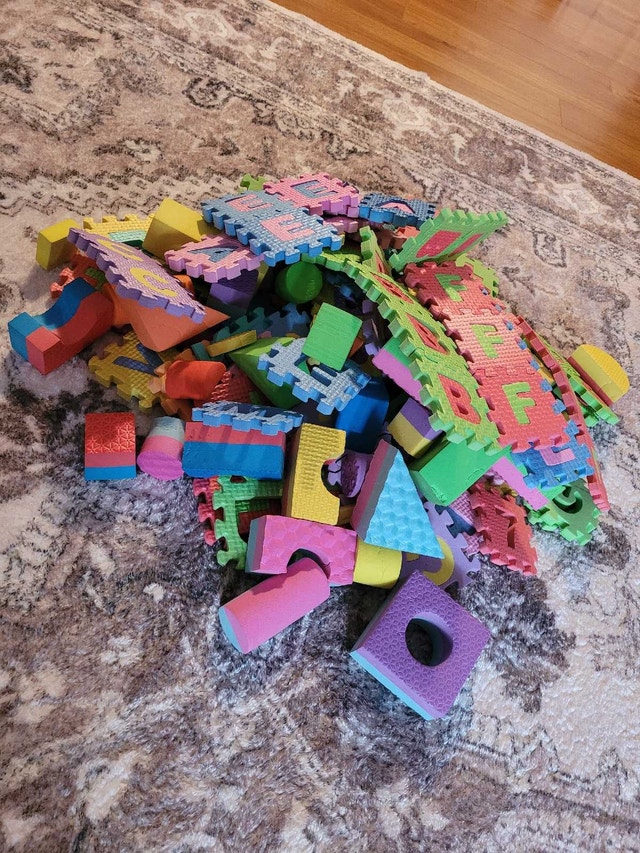 Foam blocks and letters - photo 3