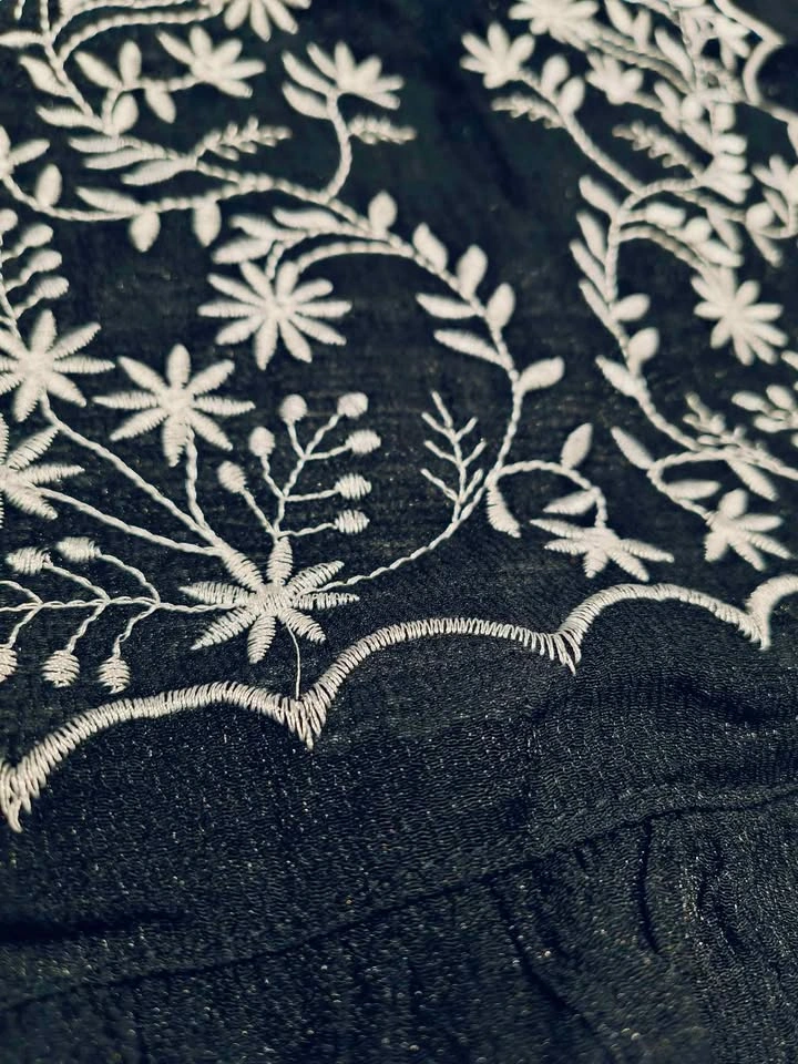 Imported Black Embroidered Frock - photo 3