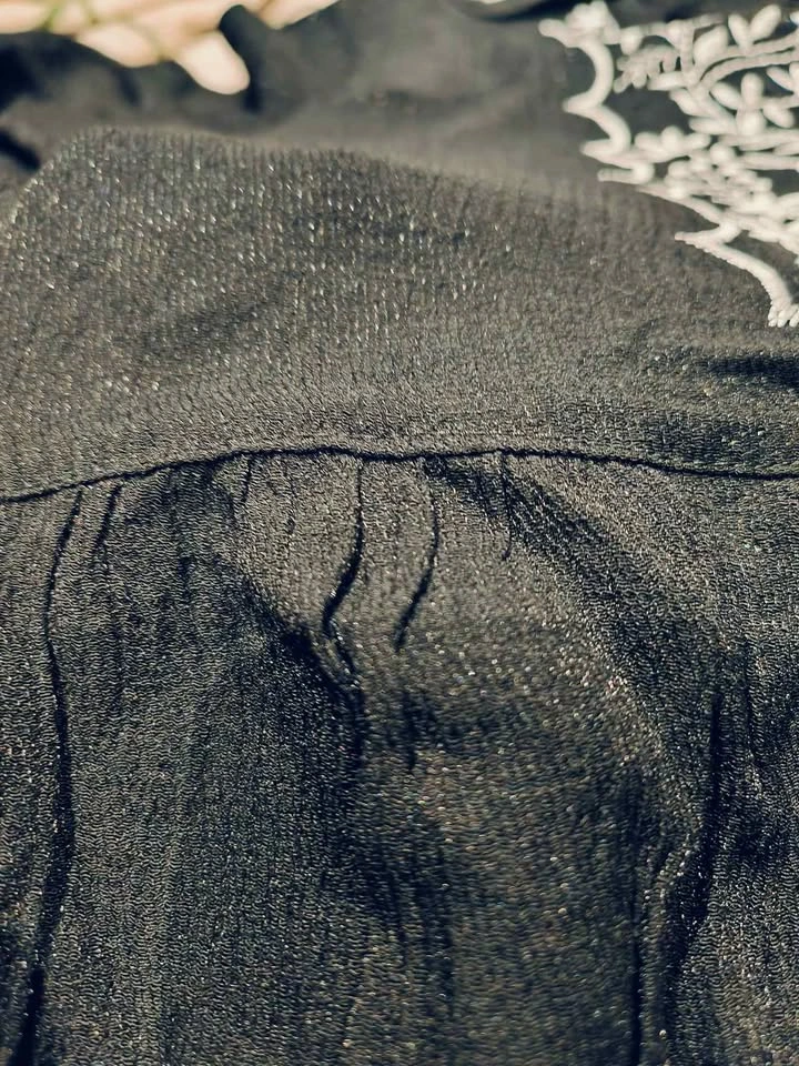 Imported Black Embroidered Frock - photo 4