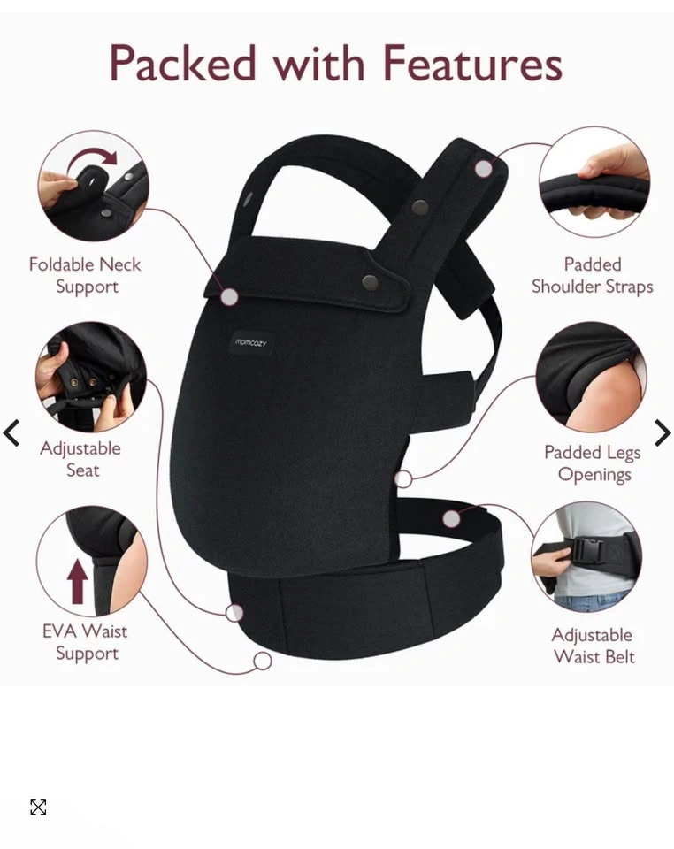 Mom Cozy Baby Carrier (Gray) - Barely Used - photo 2