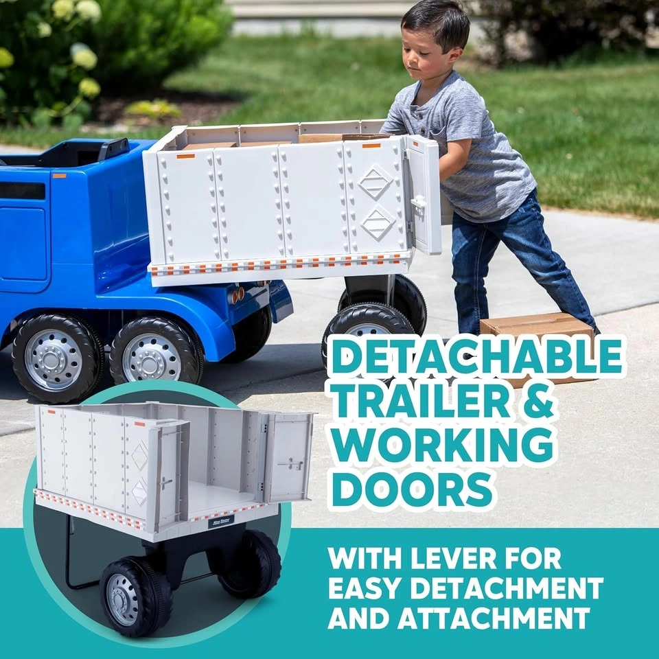 Kid Trax 12V Kids Ride On Semi-Truck New Sealed! - photo 2