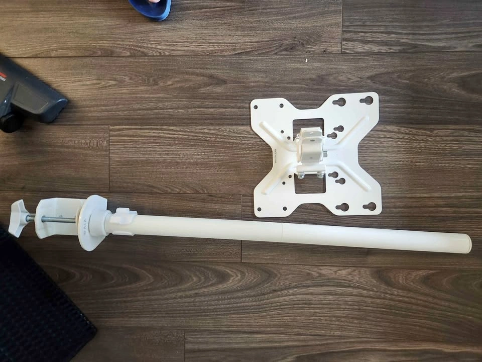 VIVO White Ultrawide Monitor Desk Mount up to 55"