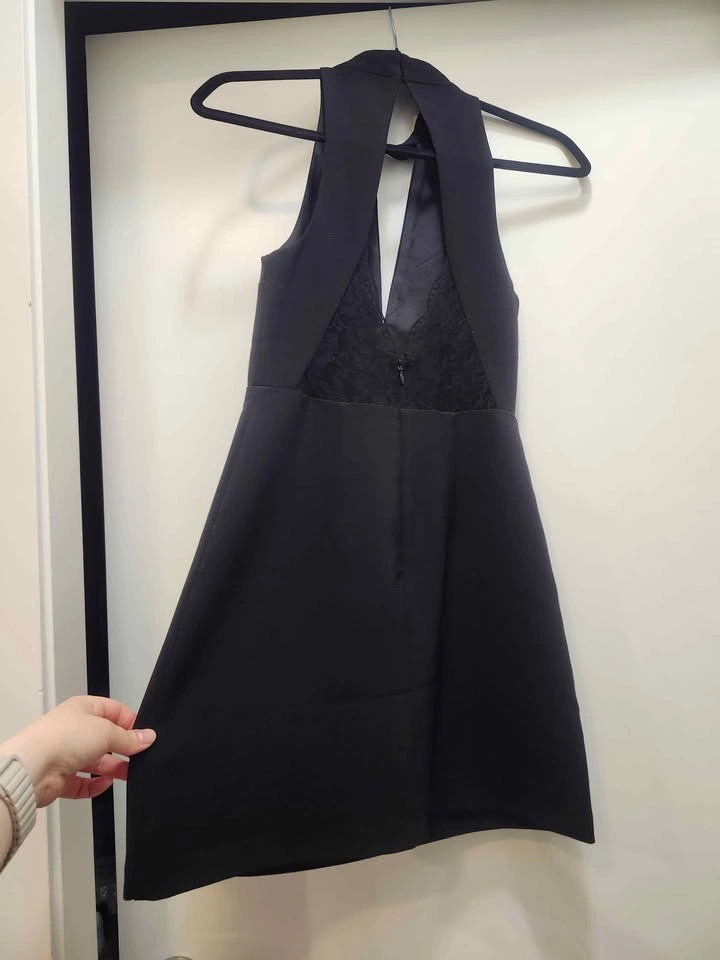 Express Halter Mini Black Dress - Size 2 - photo 4