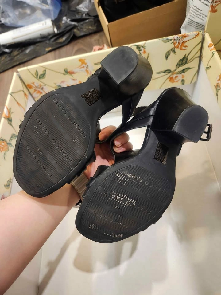 Franco Sarto Summer Heels - Leather Size 6 - photo 3