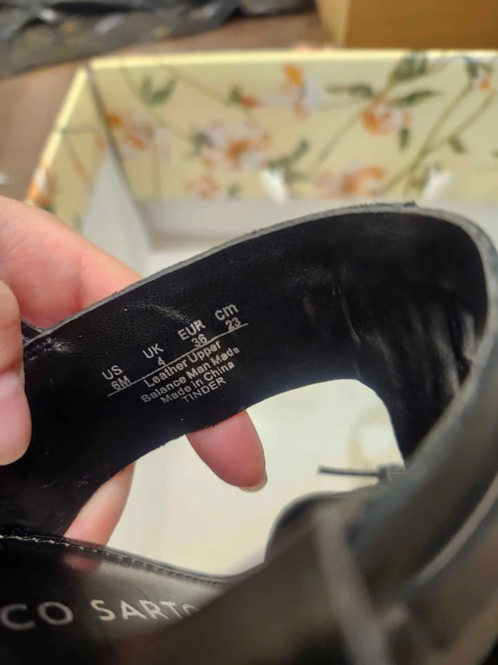 Franco Sarto Summer Heels - Leather Size 6 - photo 4