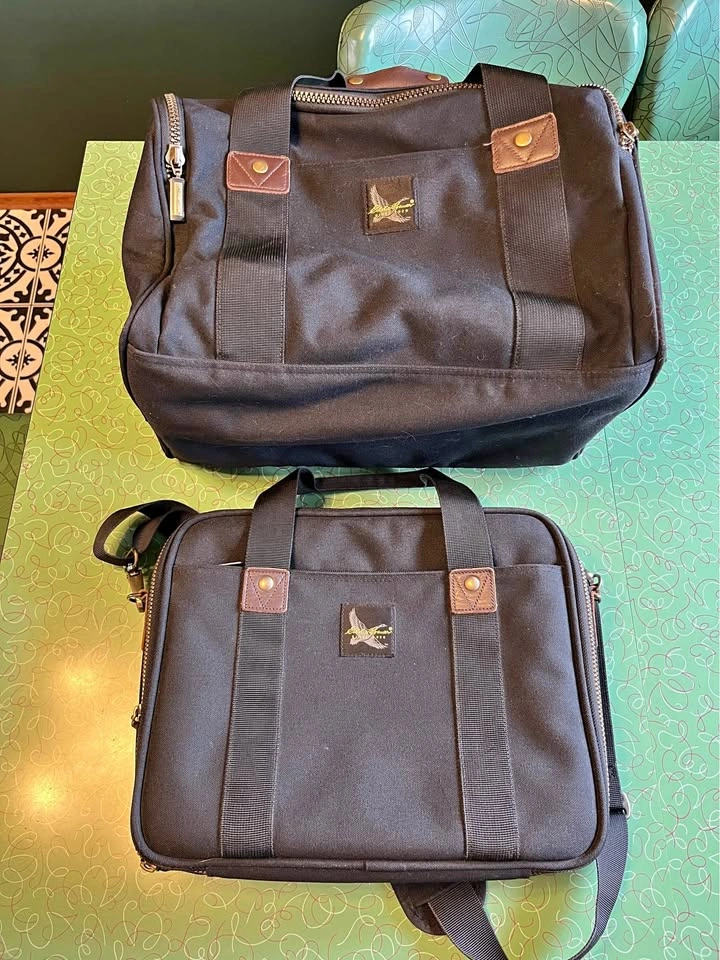Vintage Eddie Bauer Carry-On Luggage Set
