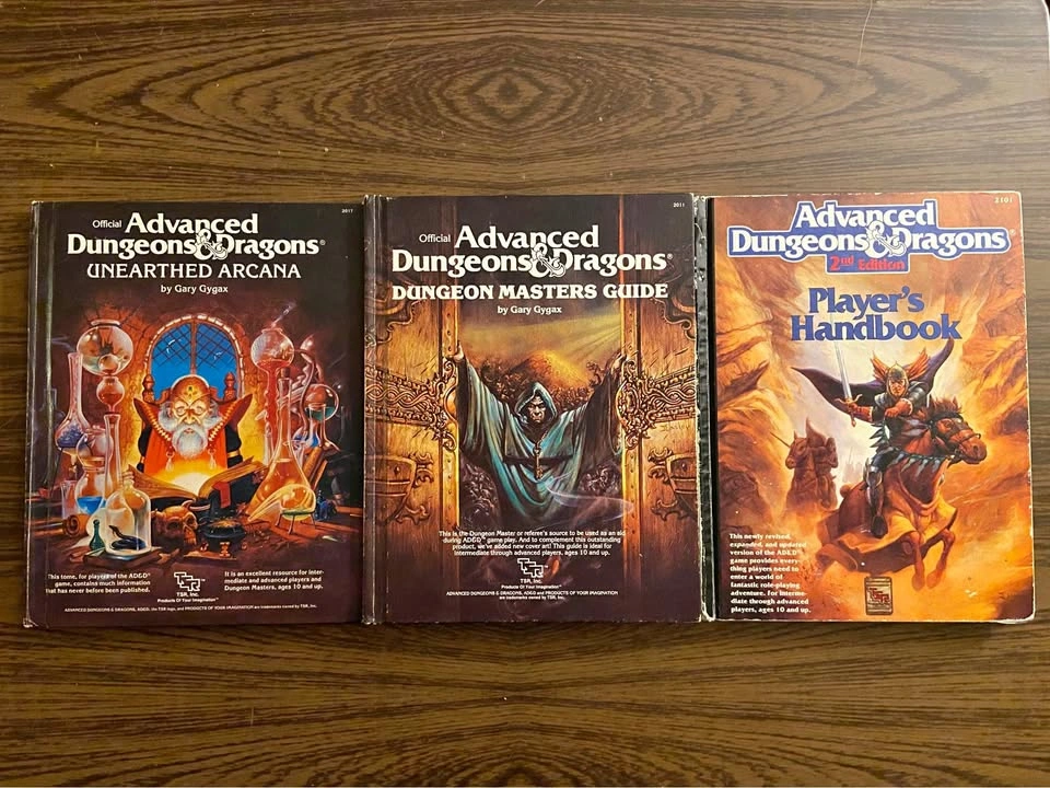 Vintage Advanced Dungeons & Dragons Books