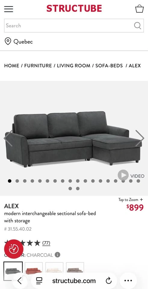 Structube Sofabed - photo 5