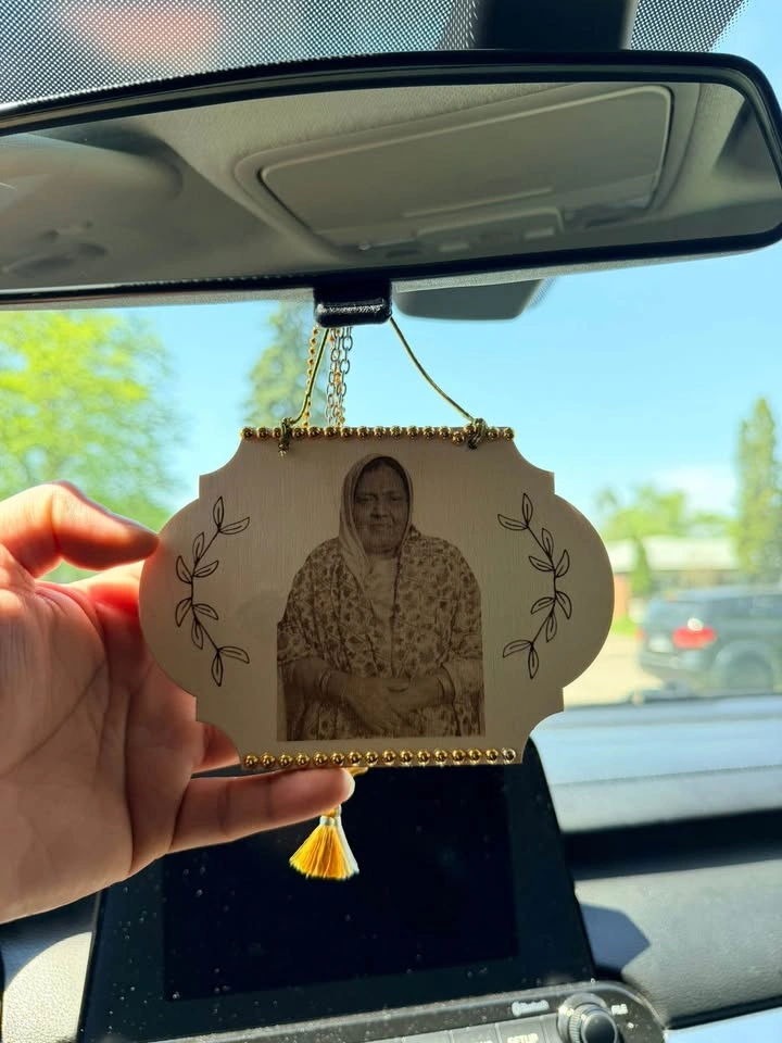 Custom Memorial Car Hanging Decor 🌿✨ - photo 2