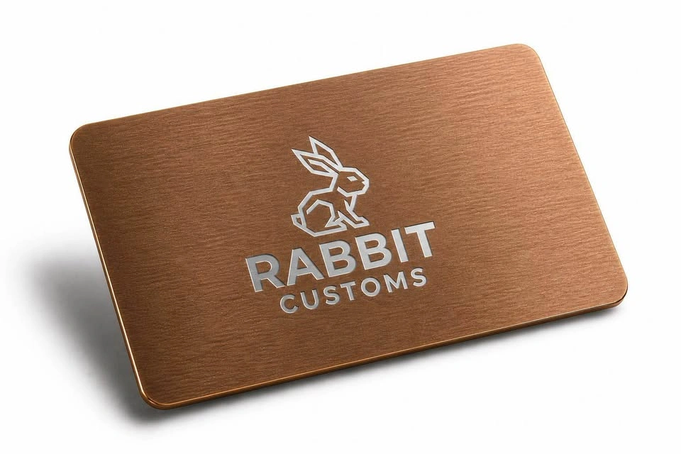 Custom Laser Engraved Metal Business Cards | Premium Aluminum Ca - photo 3
