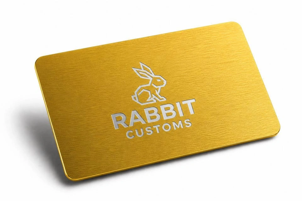 Custom Laser Engraved Metal Business Cards | Premium Aluminum Ca - photo 4
