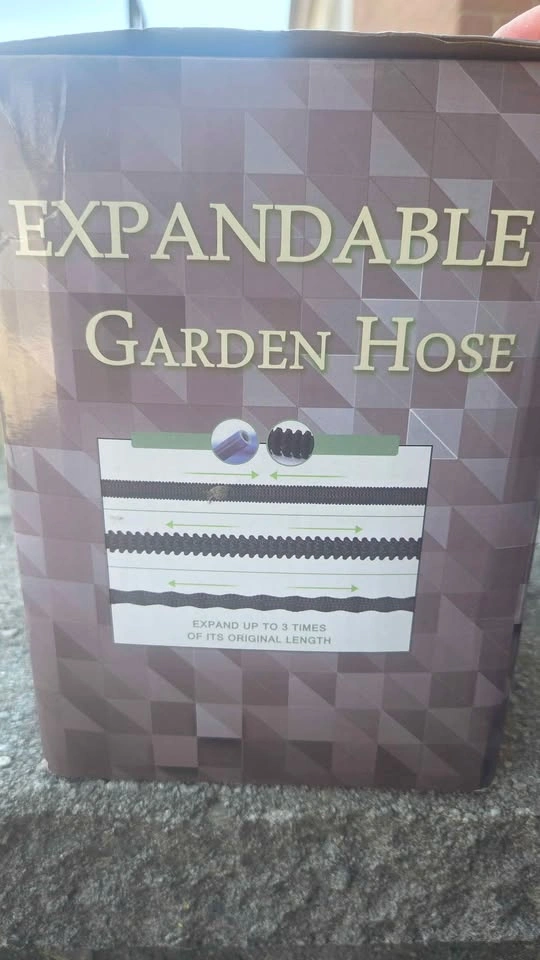 100FT Expandable Garden Hose Kink Free with Nozzle - photo 2