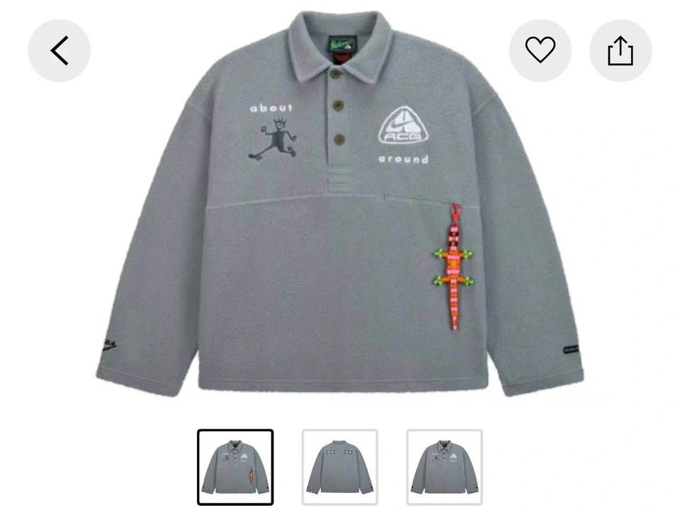 Nike ACG CPFM L/S Polo (Size M)