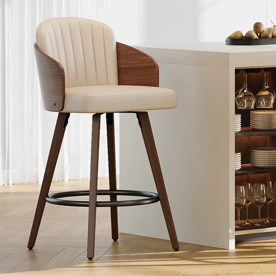 Tyandra Swivel Counter Stool - photo 2