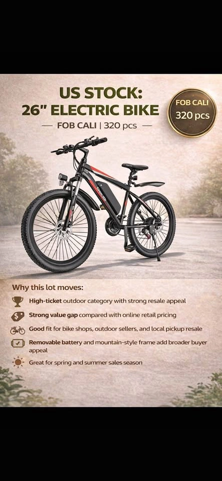 🔥 26” GOCIO 500W ELECTRIC BIKE 🔥